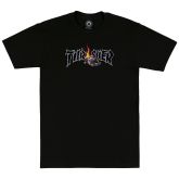 Thrasher Cop Car Tee Black - Juoda - Marškinėliai trumpomis rankovėmis