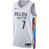 Nike Dri-FIT NBA Kevin Durant Brooklyn Nets City Edition 2022 Swingman Jersey - Baltas - Džersis