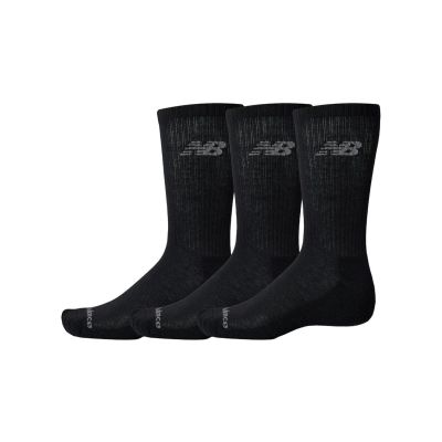 New Balance Performance Basic Crew 3 Pack Black Bk - Juoda - Kojinės New Balance Performance Basic Crew 3 Pack Black Bk - Juoda - Kojinės