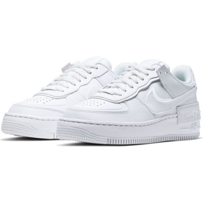 Nike Air Force 1 Shadow "Triple White" Wmns - Baltas - Sportbačiai Nike Air Force 1 Shadow "Triple White" Wmns - Baltas - Sportbačiai