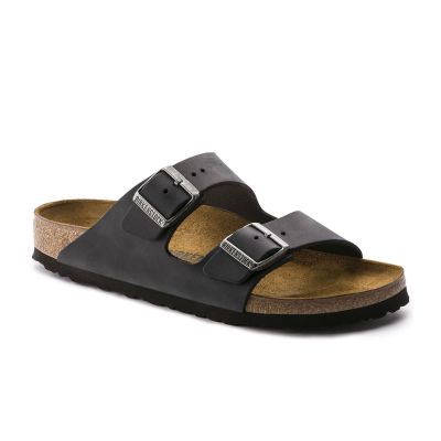 Birkenstock Arizona NU Oiled Black Regular Fit - Juoda - Sandalai Birkenstock Arizona NU Oiled Black Regular Fit - Juoda - Sandalai