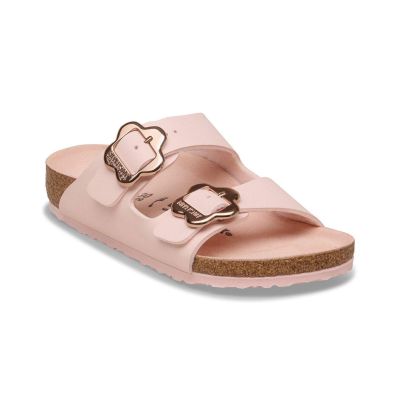 Birkenstock Arizona Flowers Birko-Flor Narrow Fit Light Rose Tonal - Rožinis - Sandalai Birkenstock Arizona Flowers Birko-Flor Narrow Fit Light Rose Tonal - Rožinis - Sandalai