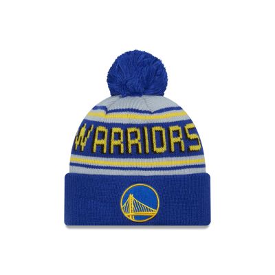 New Era NBA Knit Medium Beanie Golden State Warriors - Mėlyna - Kepuraitė New Era NBA Knit Medium Beanie Golden State Warriors - Mėlyna - Kepuraitė