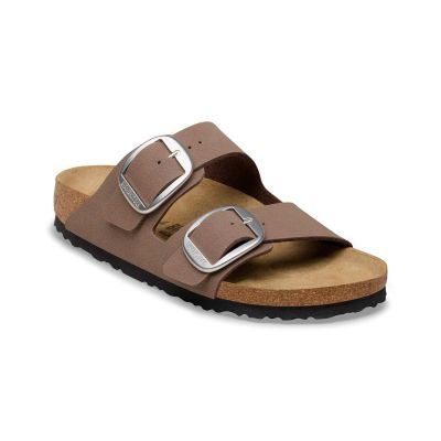 Birkenstock Arizona Big Buckle Birkibuc Regular Fit Mocca - Ruda - Sandalai Birkenstock Arizona Big Buckle Birkibuc Regular Fit Mocca - Ruda - Sandalai