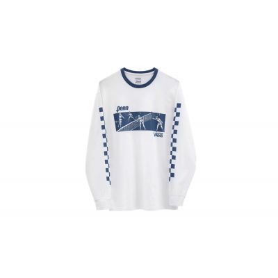 Vans x Penn Long Sleeve T-Shirt - Baltas - Striukė su gobtuvu