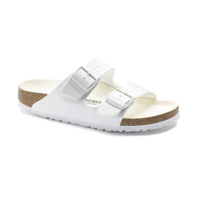 Birkenstock Arizona Birko-Flor Narrow Fit White 1019046 - Baltas - Sandalai Birkenstock Arizona Birko-Flor Narrow Fit White 1019046 - Baltas - Sandalai