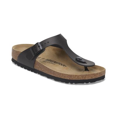 Birkenstock Gizeh BS Natural Leather Regular Fit - Juoda - Sandalai Birkenstock Gizeh BS Natural Leather Regular Fit - Juoda - Sandalai