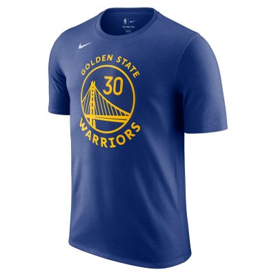 Nike Golden State Warriors Men's NBA T-Shirt Rush Blue - Mėlyna - Marškinėliai trumpomis rankovėmis Nike Golden State Warriors Men's NBA T-Shirt Rush Blue - Mėlyna - Marškinėliai trumpomis rankovėmis