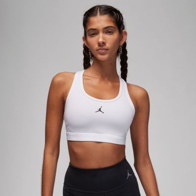 Nike Jordan Sport Women's Medium-Support Padded Jumpman Bra White - Baltas - Liemenėlė Nike Jordan Sport Women's Medium-Support Padded Jumpman Bra White - Baltas - Liemenėlė
