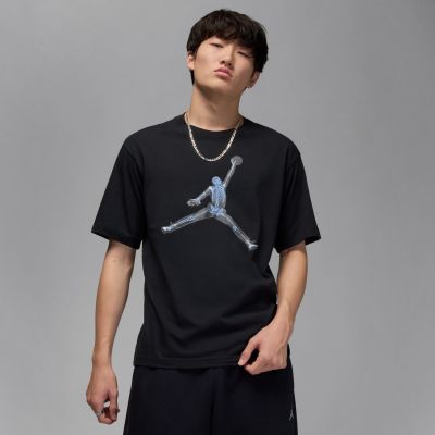 Jordan X-Ray Tee Black - Juoda - Marškinėliai trumpomis rankovėmis
