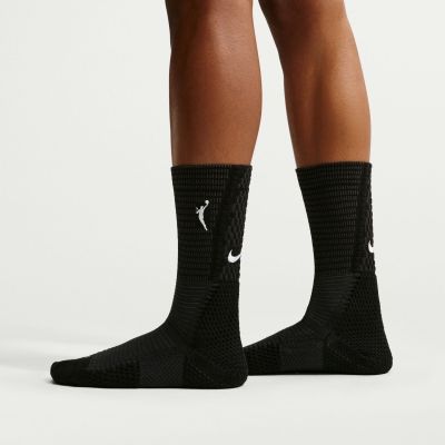 Nike Unicorn Dri-FIT ADV WNBA Cushioned Crew Socks - Juoda - Kojinės Nike Unicorn Dri-FIT ADV WNBA Cushioned Crew Socks - Juoda - Kojinės