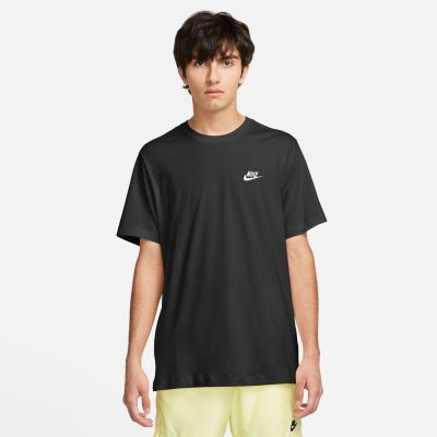 Nike Sportswear Club Tee Black - Juoda - Marškinėliai trumpomis rankovėmis