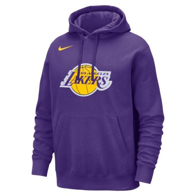 Nike Los Angeles Lakers Club Pullover Field Purple - Violetinė - Striukė su gobtuvu