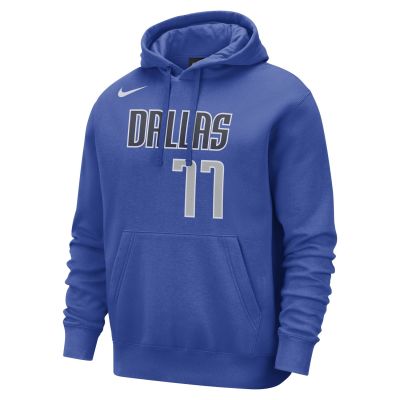 Nike Sportswear Club Luka Doncic Dallas Mavericks Fleece Hoodie Game Royal - Mėlyna - Striukė su gobtuvu