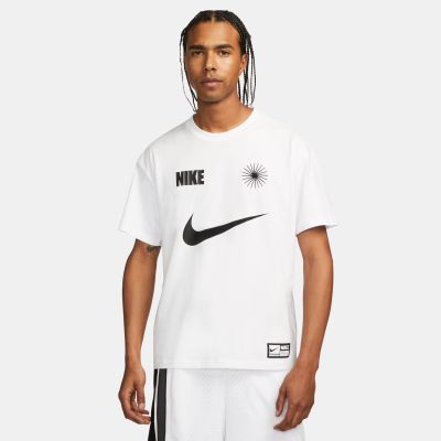 Nike Max90 Naos Basketball Tee White - Baltas - Marškinėliai trumpomis rankovėmis