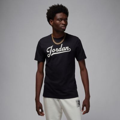 Jordan Flight MVP Tee Black - Juoda - Marškinėliai trumpomis rankovėmis