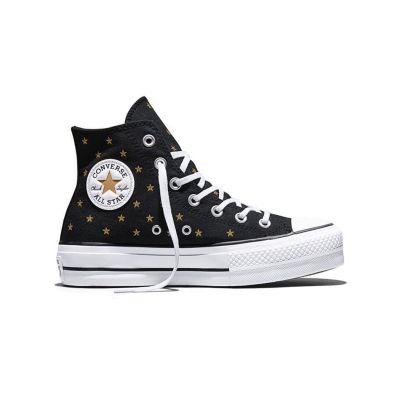 Converse Chuck Taylor All Star Lift Platform Embroidered Stars - Juoda - Sportbačiai Converse Chuck Taylor All Star Lift Platform Embroidered Stars - Juoda - Sportbačiai