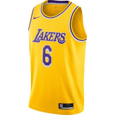 Nike LeBron James Lakers Icon Edition 2020 Swingman Jersey - Geltona - Džersis
