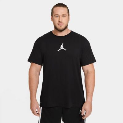 Jordan Jumpman Dri-FIT Crew Tee - Juoda - Marškinėliai trumpomis rankovėmis