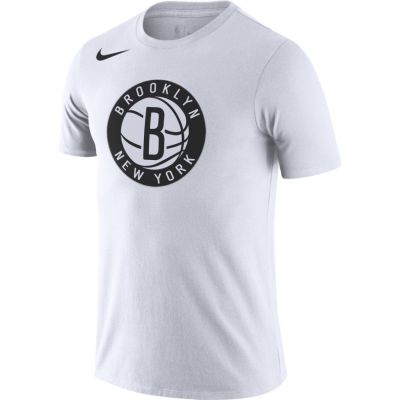 Nike Dri-FIT NBA Brooklyn Nets Logo Tee - Baltas - Marškinėliai trumpomis rankovėmis