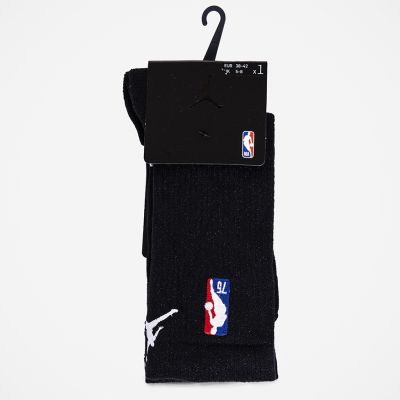 Jordan NBA 75 Crew Socks Black - Juoda - Kojinės