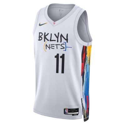 Nike Dri-FIT NBA Kyrie Irving Brooklyn Nets City Edition 2022 Swingman Jersey - Baltas - Džersis