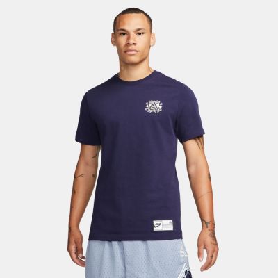 Nike Giannis Premium Basketball Tee Blackened Blue - Mėlyna - Marškinėliai trumpomis rankovėmis