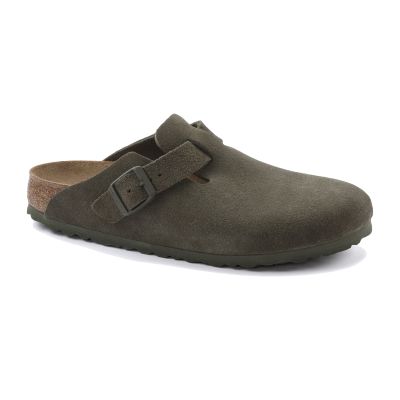 Birkenstock Boston Suede Leather Regular Fit Green 1024721 - Žalias - Sandalai Birkenstock Boston Suede Leather Regular Fit Green 1024721 - Žalias - Sandalai