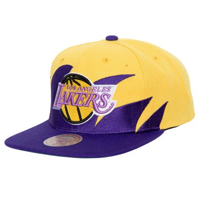 Mitchell & Ness NBA Sharktooth Snapback HWC Los Angeles Lakers - Geltona - Kepuraitė