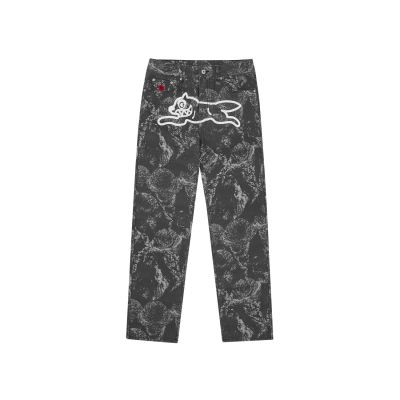 ICECREAM Cone Stamp Denim Pants - Pilka - Kelnės ICECREAM Cone Stamp Denim Pants - Pilka - Kelnės
