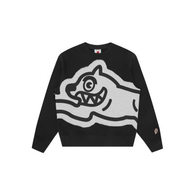 ICECREAM Applique Jumbo Running Dog Crewneck Black - Juoda - Striukė su gobtuvu ICECREAM Applique Jumbo Running Dog Crewneck Black - Juoda - Striukė su gobtuvu