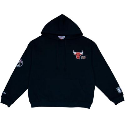 Mitchell & Ness NBA 6 Times Hoodie Chicago Bulls - Juoda - Striukė su gobtuvu Mitchell & Ness NBA 6 Times Hoodie Chicago Bulls - Juoda - Striukė su gobtuvu