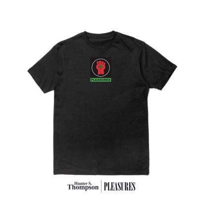 Pleasures Badge Tee Black - Juoda - Marškinėliai trumpomis rankovėmis