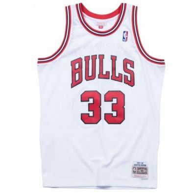 Mitchell & Ness Chicago Bulls Scottie Pippen Swingman Jersey White - Baltas - Džersis