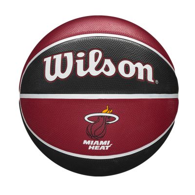 Wilson NBA Team Tribute Basketball Miami Heat - Juoda - Kamuolys