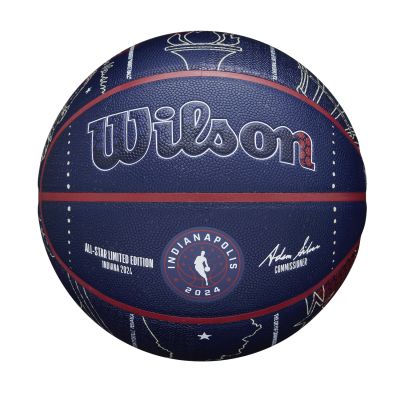 Wilson 2024 NBA All Star Collector Basketball Size 7 - Mėlyna - Kamuolys