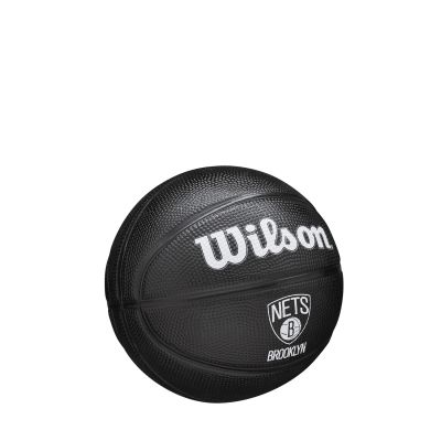 Wilson NBA Team Tribute Mini Brooklyn Nets Size 3 - Juoda - Kamuolys