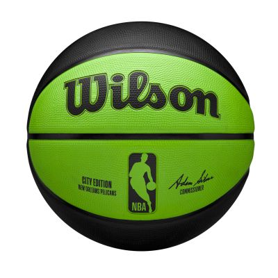 Wilson 2023 NBA Team City Edition New Orleans Pelicans Size 7 - Žalias - Kamuolys